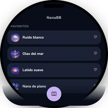 Inicio de NanaBB en el reloj