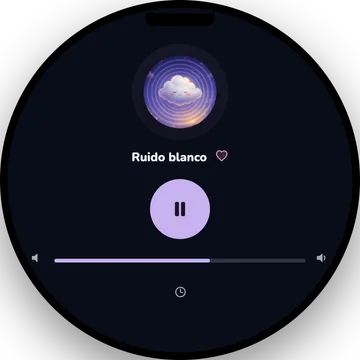 Reproductor de NanaBB en el reloj